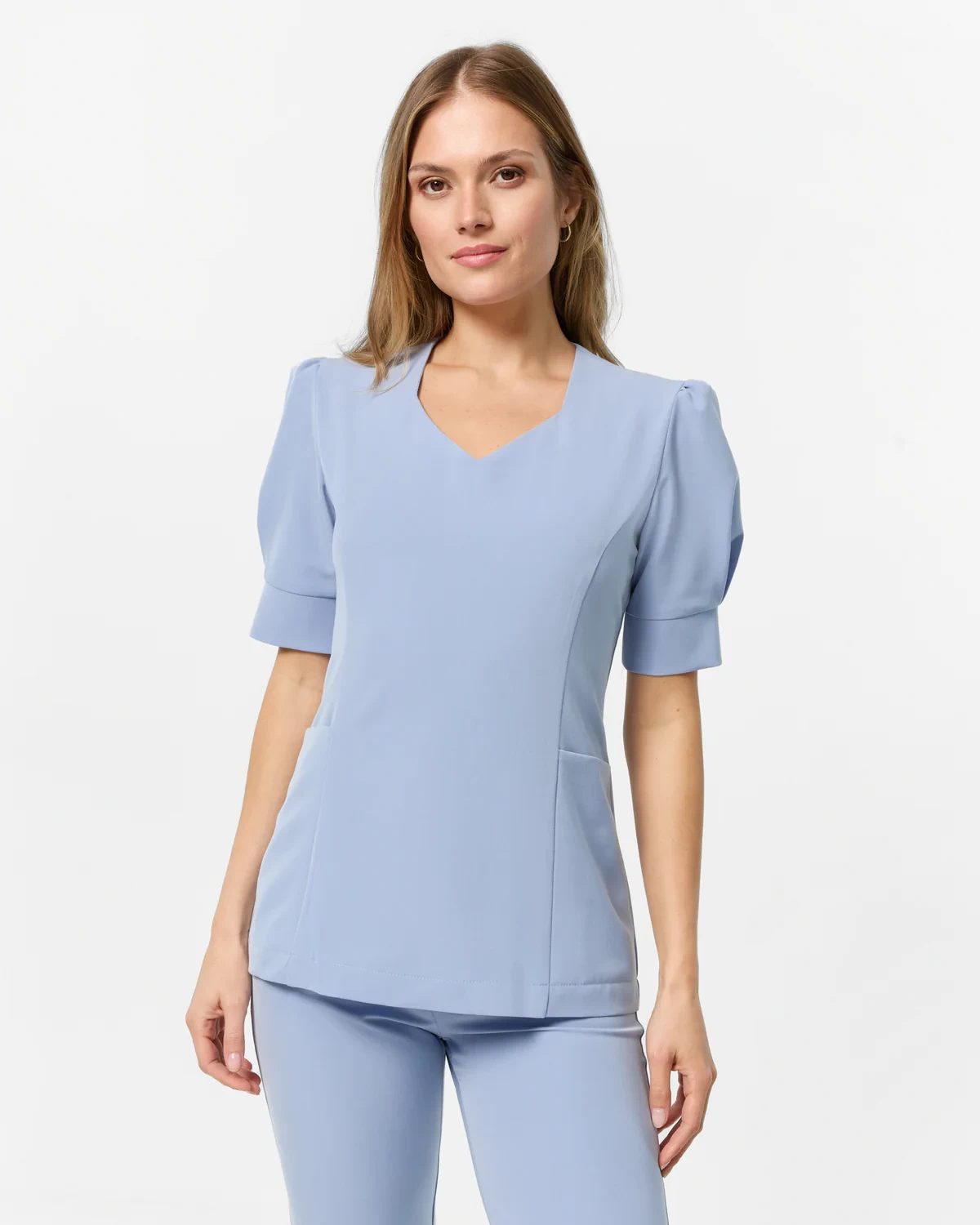Bluzka Medyczna Charlotte - Baby Blue